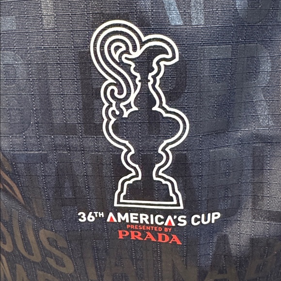North Sails 36th America’s Cup Presented by Prada Black  Drawstring Backpack - Picture 2 of 10